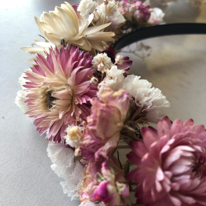 Dried Flower Crown - Headband Jane Smith Floral Design