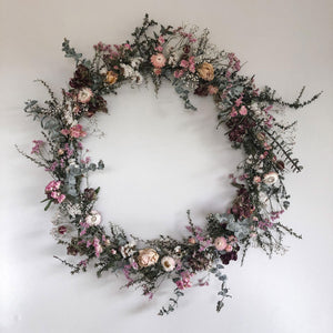 Dried Flower Halo Wreath Jane Smith Floral Design